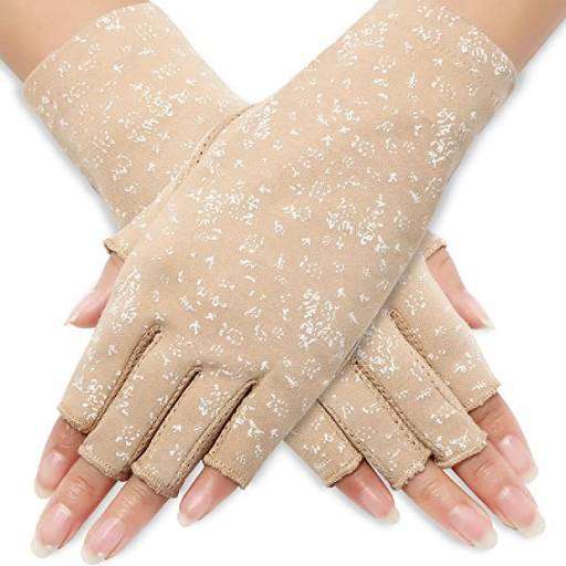Women Sunblock Fingerless Gloves