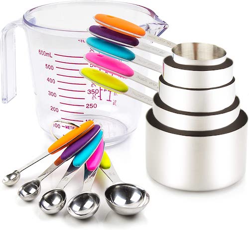 Measuring Cups and Spoons Set 11 Piece
