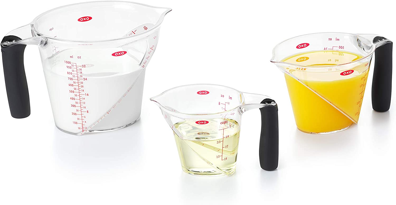 OXO Good Grips 3-Piece Angled Liquid Measuring Cup