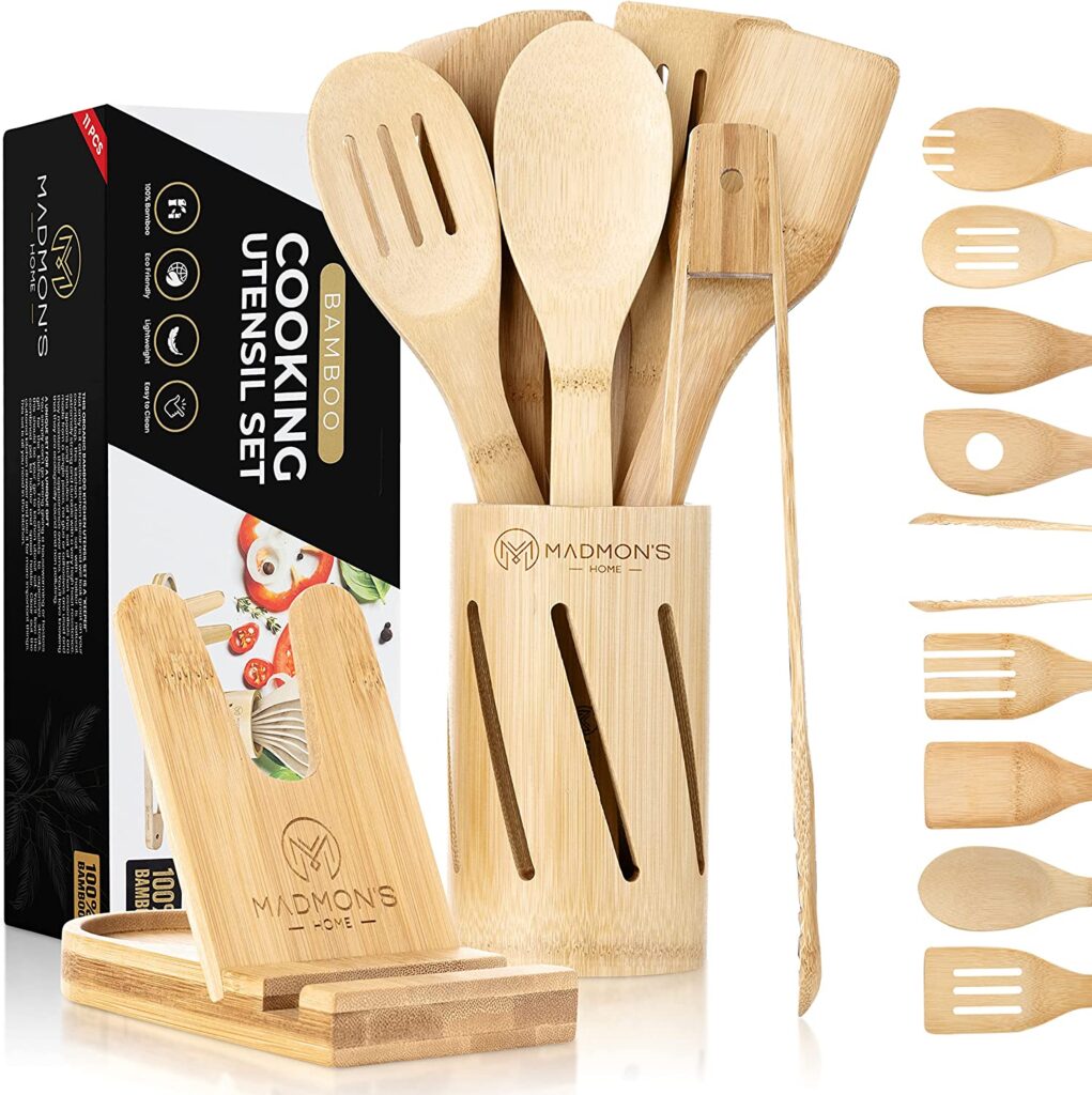 10 Best Bamboo Cooking Utensils December 2023
