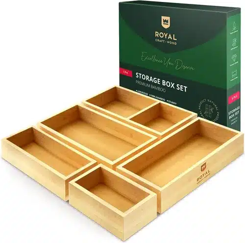 wooden drawer organizer 1