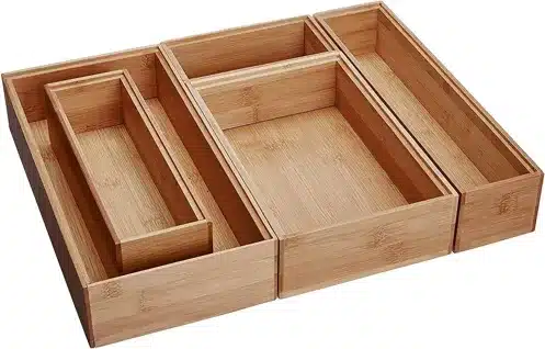 wooden drawer organizer 8