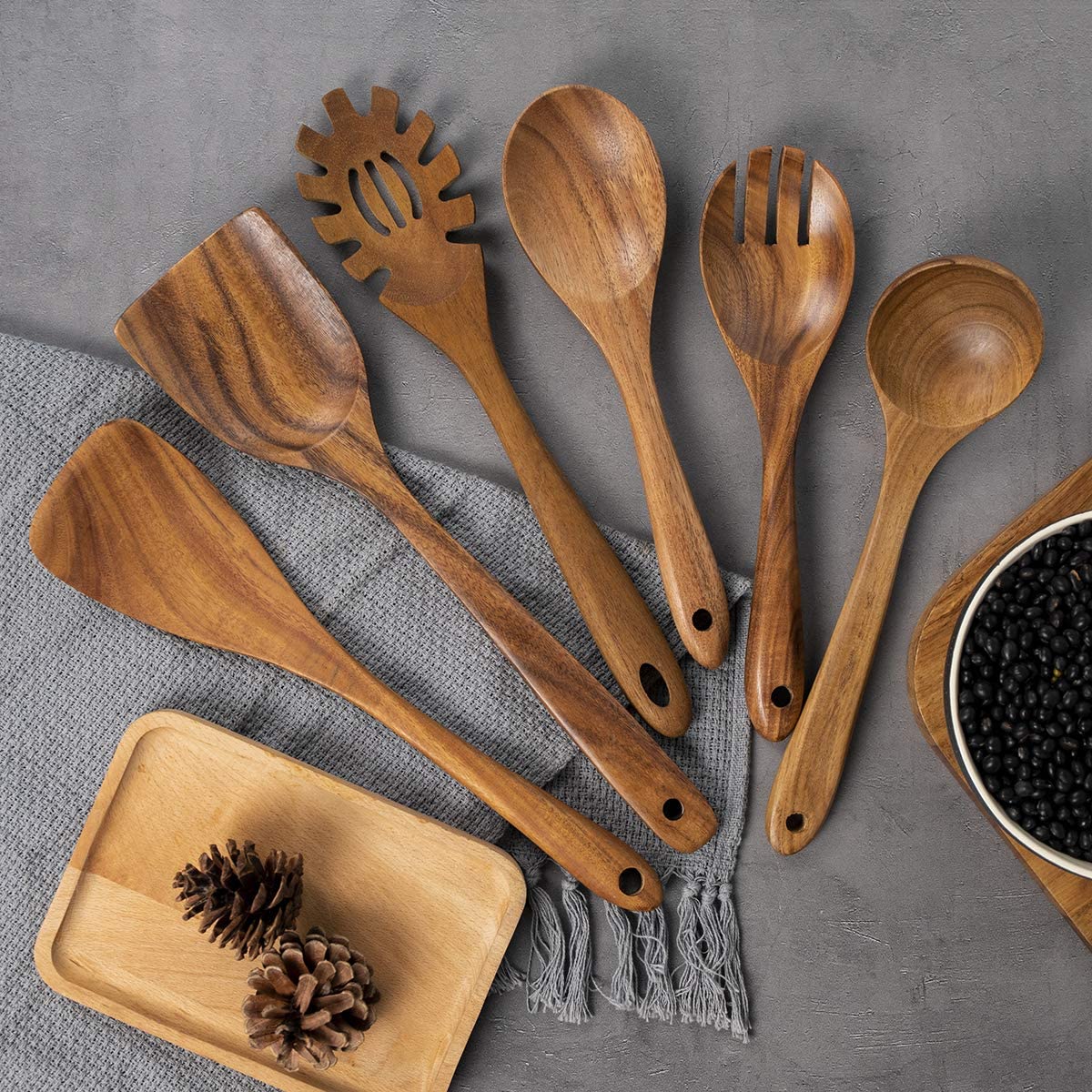 Non Toxic Wooden Cooking Utensils 8