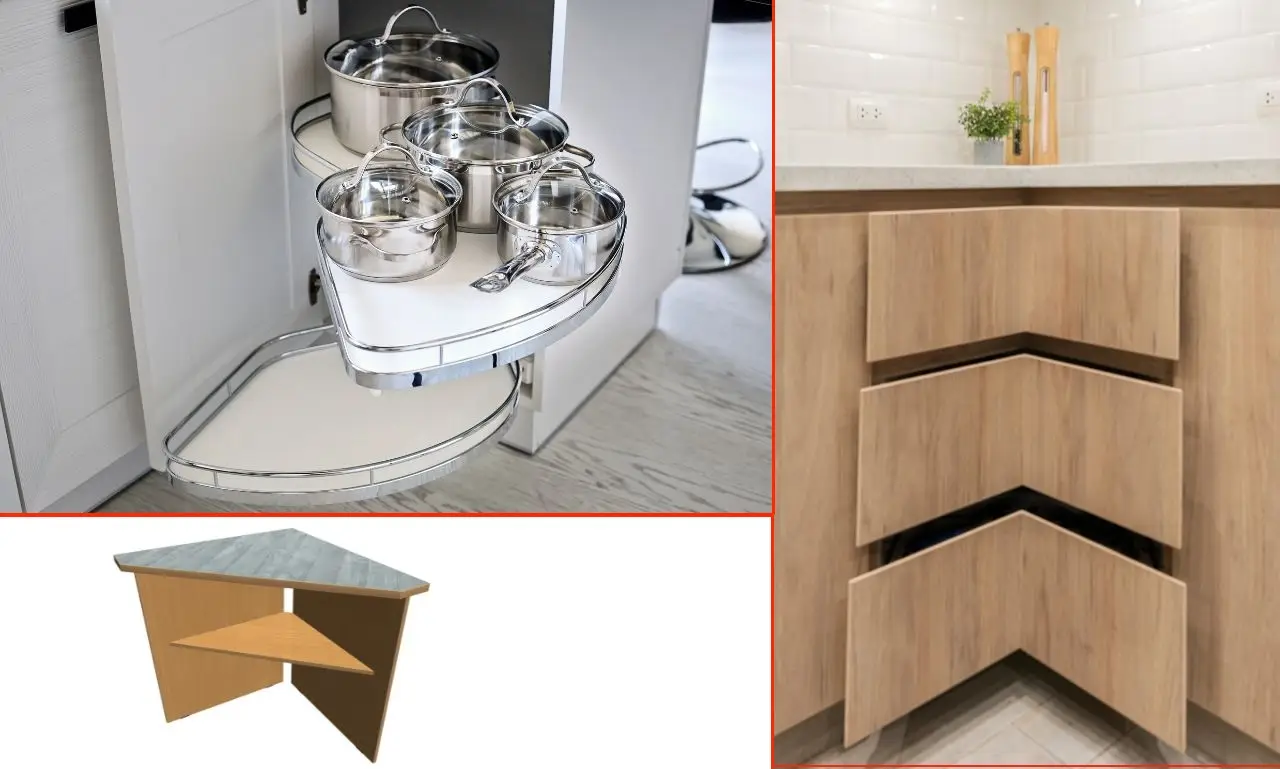 corner kitchen cabinet ideas