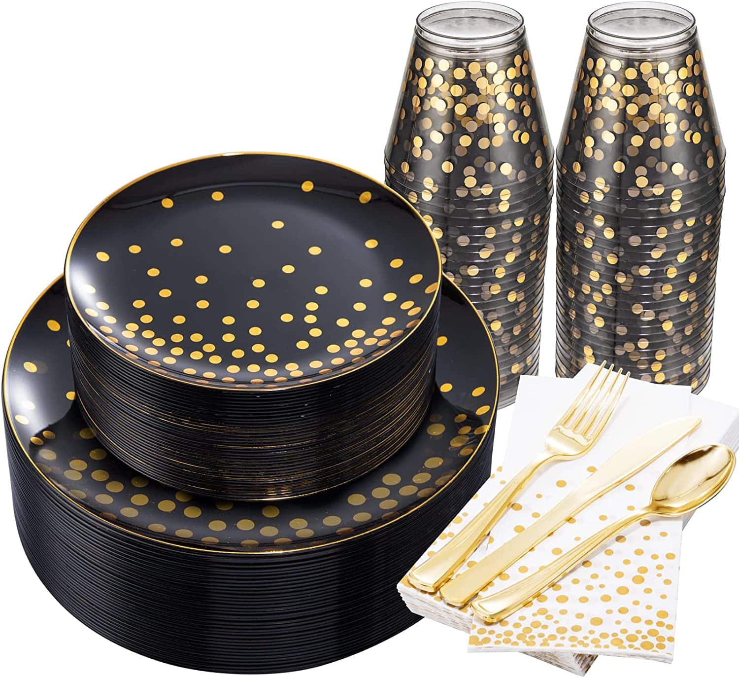 Best 10 Black And Gold Dinnerware Sets One Kitchen Reviews
