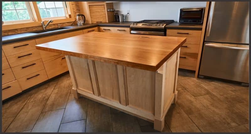 how to build a kitchen island