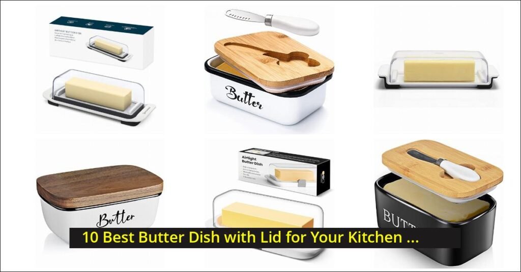 butter dish with lid Image