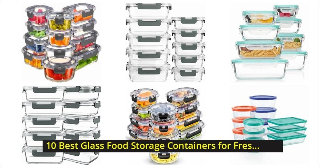 glass food storage containers Image