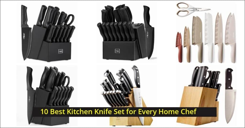 kitchen knife set Image