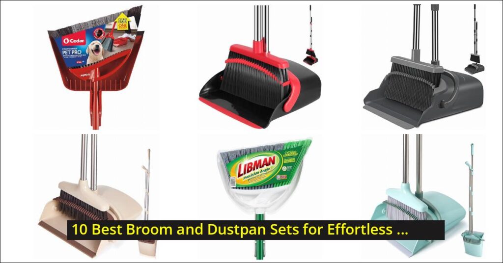 broom and dustpan Image