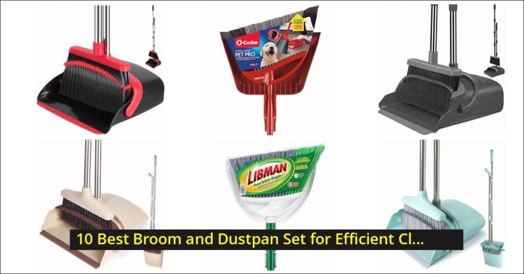 broom and dustpan set Image