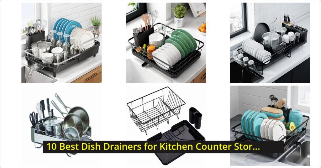 dish drainers for kitchen counter Image