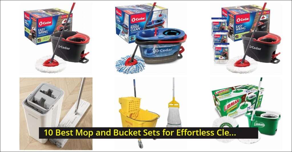mop and bucket Image