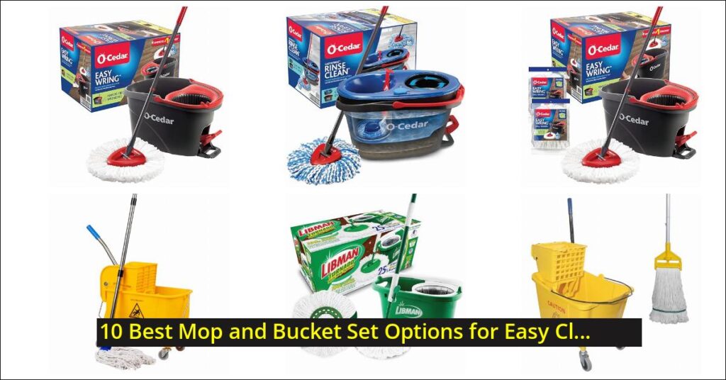 mop and bucket set Image