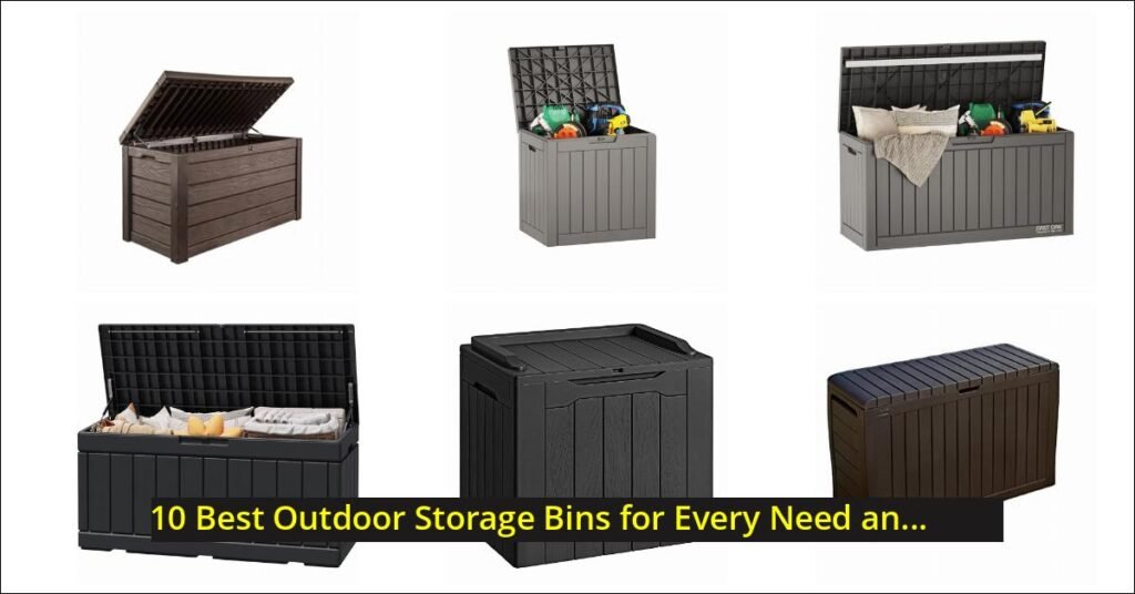 outdoor storage bins Image