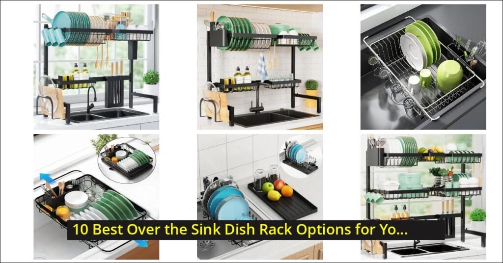 over the sink dish rack Image