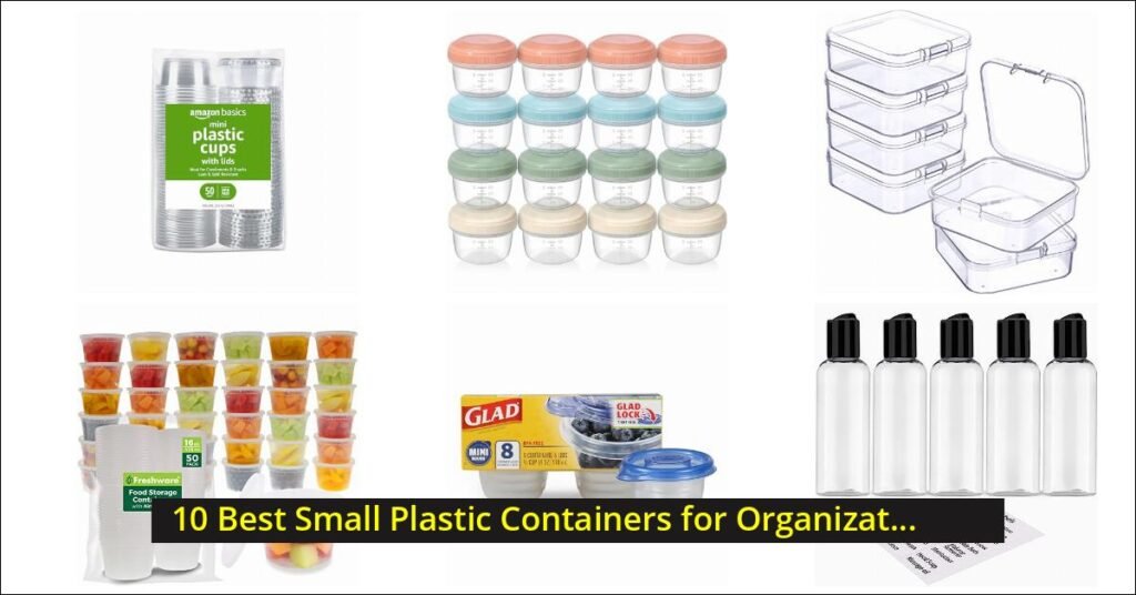small plastic containers Image