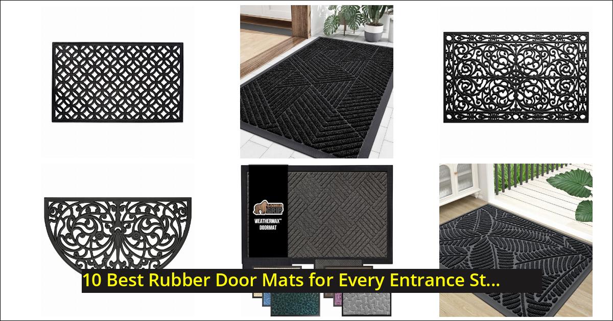 10 Best Rubber Door Mats for Every Entrance Style - 2025